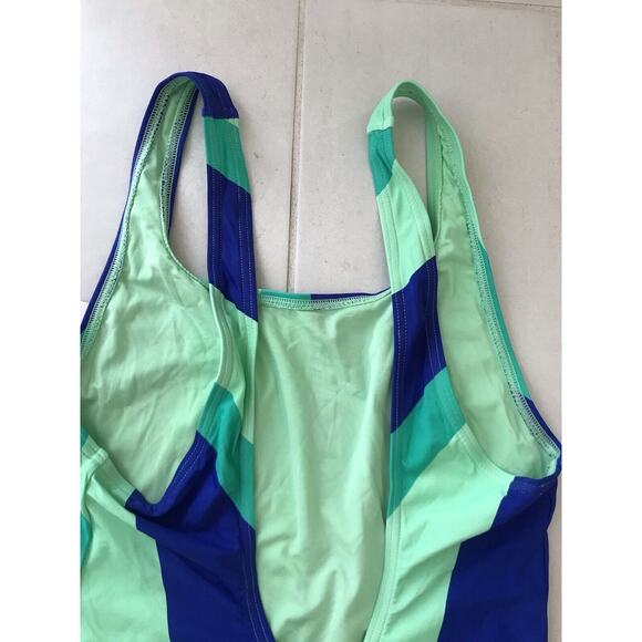 Rosa Secret Swim One Piece Swimsuit Striped Swimwear - Picture 5 of 9